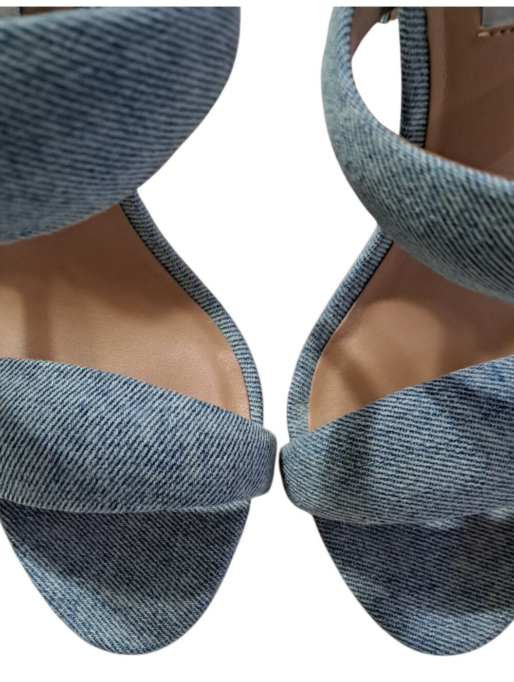 Steve Madden Sudden Denim  Puffy Sandel - Picture 5 of 9